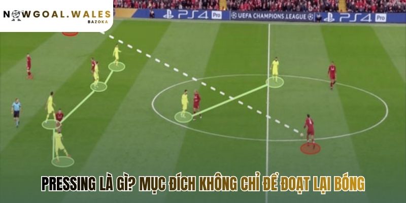 Pressing phá vỡ cấu trúc và tâm lý thi đấu của đối thủ